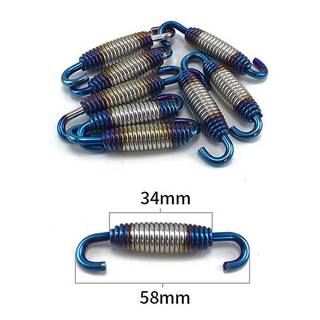 Móc lò xo xả xe máy đa năng Mặt trước ống xả bằng thép không gỉ