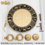 Cổ Trung Quốc Tròn Tài lộc Nhân Vật Đồng Tay Cầm Tủ Giày Tủ Quần Áo Cửa Tất Cả Đồng Retro Tay Cầm Khắc Tay Cầm Tròn