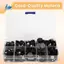 180 CÁI Mắt Đồ Chơi 8MM 10MM 12MM 14MM 16MM 3D Truyện Tranh Tròn Lấp Lánh Đồ Chơi Mắt Cho DIY Búp Bê Mắt Phụ Kiện Búp Bê