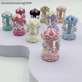 [dreamdreaming] 1 Chiếc Carousel Hợp Kim DIY Phụ Kiện Trang Sức Sáng Tạo Fany Giáng Sinh Trang Trí Ngày Lễ Carousel Ferris Bánh Xe Đồ Trang Trí Móc Khóa [zkm]