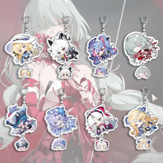 New style Wuthering Waves Anime Acrylic Keychain Cartoon Diy Creative Homemade Bag Decoration Pendant Height 6Cm