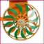 Gió Spinner Máy Kéo Kim Loại Xoay Bánh Xe Cổ Phần Kim Loại Gió Spinners Trang Trí Sân Vườn Cho Hiên Nhà Bãi Cỏ Con Đường shopidaevn