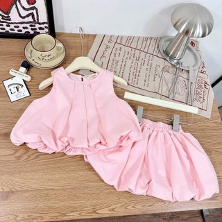 10-30kg Set áo bí quần bí hồng be LT