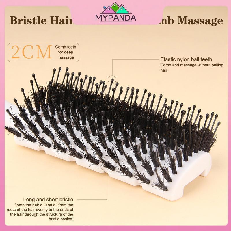 MYPANDA Professional Salon Vent Brush Detangling AntiStatic Curling Hairb dành cho nữ và trẻ em.