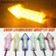 Xe Máy Đèn LED Mũi Tên Biến Tín Hiệu Nhấp Nháy Đuôi Đèn Phanh Phong Cách Mới Ánh Sáng Vàng Streamer Sửa Đổi 12V Đèn Cảnh Báo