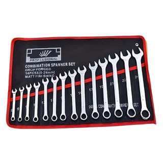 MOON 14 Túi Cờ Lê Vải Cuộn Lên Túi Dụng Cụ Cờ Lê Di Động Túi Sắp Xếp