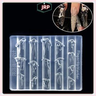 JRP 3D Nơ Khuôn Làm Móng Tay Silicon Kích Thước Hỗn Hợp Nơ Ruy Băng Mềm Dập Tấm Nơ DIY Làm Móng Tay Nghệ Thuật Khuôn Dụng Cụ Trang Trí Mẫu JRP