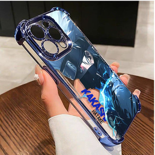 Ốp Cho Iphone 17 16 Pro Max 11 12 13 14 15 Pro Max 16E 15 Plus 17 Air Case Anime Naruto Hatake Kakashi Pain Silicon Mát Mạ Điện Chống Sốc Mềm Trong Suốt Bảo Vệ Camera