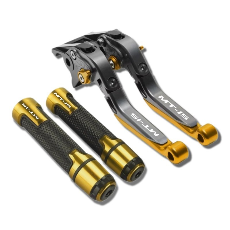 Dành Cho Xe YAMAHA MT15 V2 V3 Có Thể Gập Lại Có Thể Điều Chỉnh Đòn Bẩy Phanh Nhôm CNC Tay Cầm