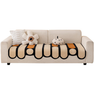 Hàng sẵn có Giao hàng nhanh 110 * 280cm Đệm sofa hình đặc biệt 2025 Bốn mùa mới Đa năng Dopamine Chống trượt Nội tuyến Sofa Cover Cao cấp Sense Chống bụi 01