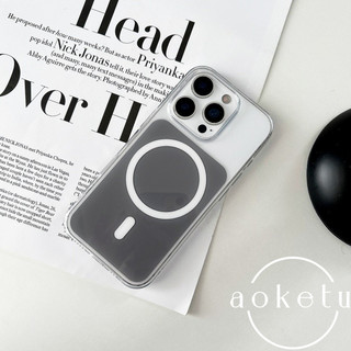 Ốp điện thoại từ tính acrylic trong suốt cao đầy màu sắc thích hợp cho iPhone 11 12 13 14 15 16 Pro Max bao gồm tất cả vỏ silicon chống rơi