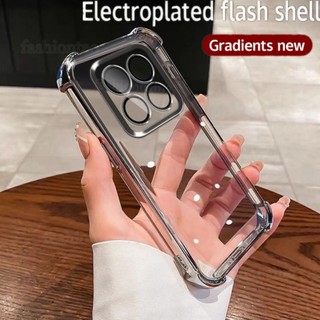 Dành Cho Note15 Pro 2025 Vỏ Cho Redmi Note 15 Pro Plus 1 5 Note15Pro + Note15ProPlus 4G 5G Vỏ Điện Thoại Mạ Vuông Cặp Đôi Thời Trang Silicon Mềm Ống Kính Máy Ảnh Ốp Lưng Chống Sốc