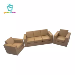 Gamchiano Ô Tô Nhà Để Xe Sofa Mẫu 1 / 18 Diorama Thủ Công Trẻ Em Giả Vờ Chơi Nhà Búp Bê Phụ Kiện Thu Nhỏ Nội Thất Cảnh Màn Hình Chống Đỡ