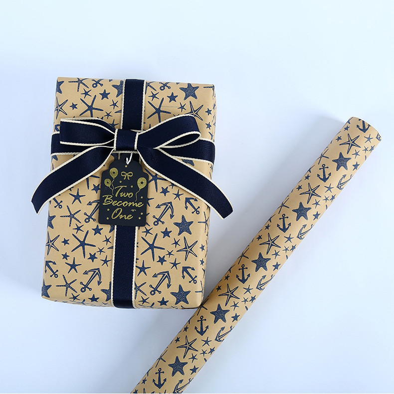 Giấy gói quà ngày lễ tình nhân nam 50 * 74cm mới