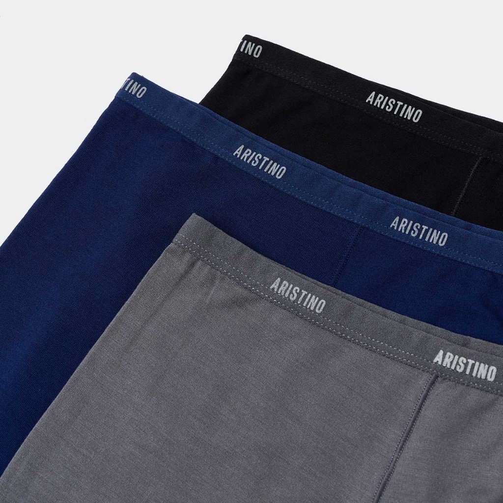 Quần lót nam boxer trunk ARISTINO chất liệu mềm mại, khả năng thấm hút vượt trội - ABX1608
