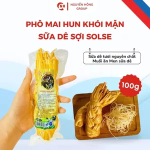 Phô Mai Hun Khói Sợi Dê 100g SOLSE Sản Phẩm Ăn Vặt Chất Lượng