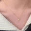 Phiên Bản Hàn Quốc Mờ Chải Tình Yêu Vòng Cổ Nữ Ngọt Ngào Cao Cấp Cảm Giác Đơn Giản Thời Trang Xương Đòn Zircon Dây Xích