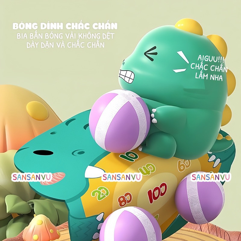 [TẶNG BÓNG] Đồ chơi súng ném bóng dính , súng bắn phi tiêu cho bé Combo kèm bảng phi tiêu  cho bé