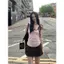 <![CDATA[Áo yếm nữ mùa hè với bow tie và màu sắc tương phản, dáng slim]]>