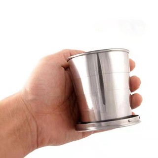 Cốc gấp gọn du lịch inox 304 an toàn sức khỏe Có thể gấp gọn / Xếp gọn،Bỏ túi / Có móc khóa،Du lịch, dã ngoại, cắm trại
