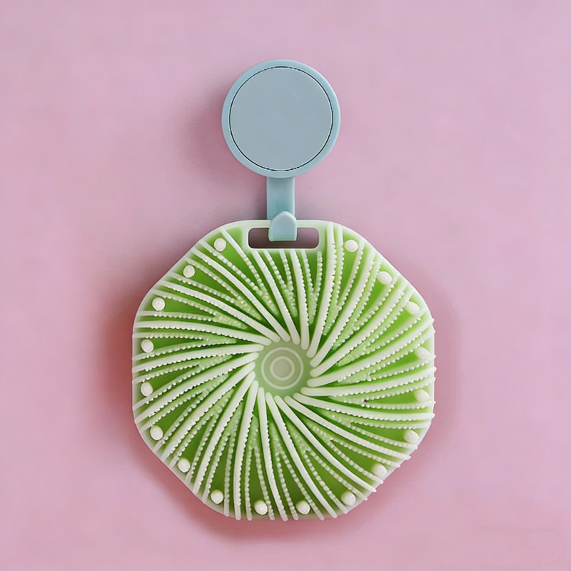 ST2 Silicone Tắm Body Brush Tẩy Tế Bào Chết Chà Mềm Lông Lưng Chà Găng tay đi tắm Cho Nam Nữ TS2