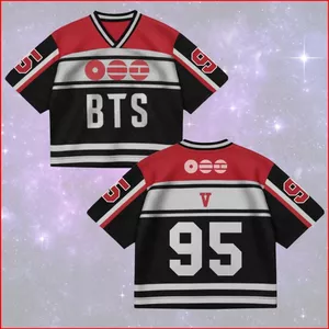 Crop Top lưới thiết kế bóng rổ Inspired by BTS Jimin - Arirang World Tour