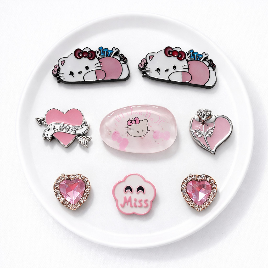 Set charm Hello Kitty bạc vip xịn cao cấp- Set 4 món siêu cute- Có bán lẻ phụ kiện