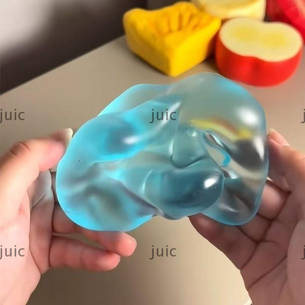 Đồ chơi bóp Fidget JUIC, Tinh thể đàn hồi chậm Chống căng thẳng Cảm giác Fidget, Giảm căng thẳng Mô phỏng Chất liệu mềm giác quan Đồ chơi giải nén phục hồi chậm cho quà tặng Giáng sinh