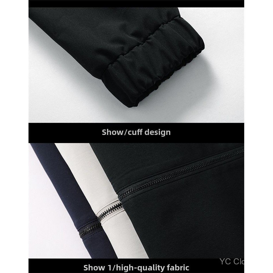 Áo Khoác Cổ Đứng Slim Fit Polyester Thoáng Khí, Phù Hợp Mùa Xuân và Thu