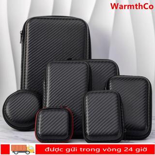 Túi đựng tai nghe WARMTHCO, Hộp lưu trữ phụ kiện kỹ thuật số bền bỉ EVA, Vỏ bảo vệ ổ cứng di động chống mài mòn