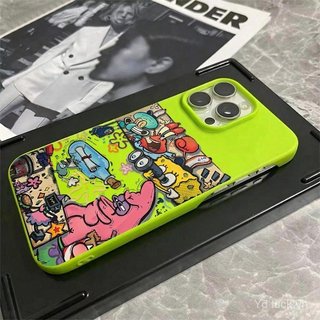 Ốp Điện Thoại Nửa Gói Thời Trang Cao Cấp Vẽ Graffiti Thích Hợp Cho iPhone 17promax 11 12promax 13pro 15pro 16plus 17pro 13 14pro 15 16 16 Ốp Chống Sốc