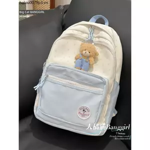 Mèo Cam Lớn 2026 Phong Cách Mới Học Sinh Trung Học Cơ Sở Schoolbag Phiên Bản Hàn Quốc Màu Sắc Tương Phản Giá Trị Cao Cấp Phù Hợp Với Trường Trung Học Cao Cấp