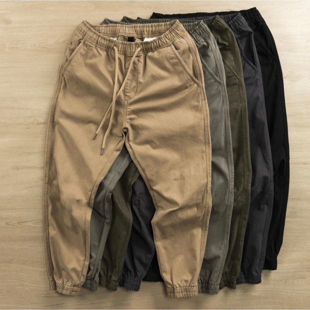 Quần Jogger Kaki - JG1 Cạp Chun, Jogger Kaki Nam Cao Cấp Chuẩn Hàng Xuất Khẩu