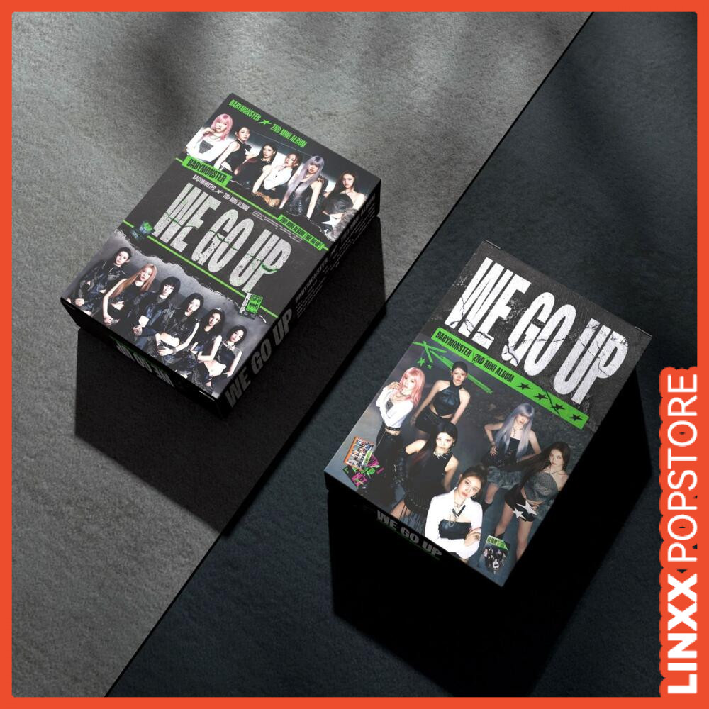 LINXX 55 CÁI BABYMONSTER WE GO UP Album Lomo Cards Kpop Girl Group Fan Collection Cards Quà tặng ngày lễ Kpop Merch Đồ lưu niệm sưu tập dành cho người hâm mộ