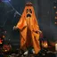 Yijialin Halloween Áo Khoác Dễ Thương Ngộ nghĩnh Trang Phục Bí Ngô Bí Ngô Ma Áo 4.13