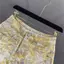 Váy Denim Ngắn Màu Vàng Cho Nữ Mùa Hè, Lưng Cao Form Chữ A