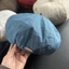 Mũ Xuân Hè Mỏng Vải Lanh Cotton Phong Cách Hàn Quốc Retro, Chu_vi_Lớn, Chống Nắng