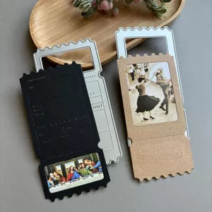 Những Điều Tốt Đề Nghị Ngược Phim Stub Video Đánh Giá Khuôn Thép Carbon Cắt Mẫu Sổ Lưu Niệm DIY Sổ Tay Album Chất Liệu 4.14