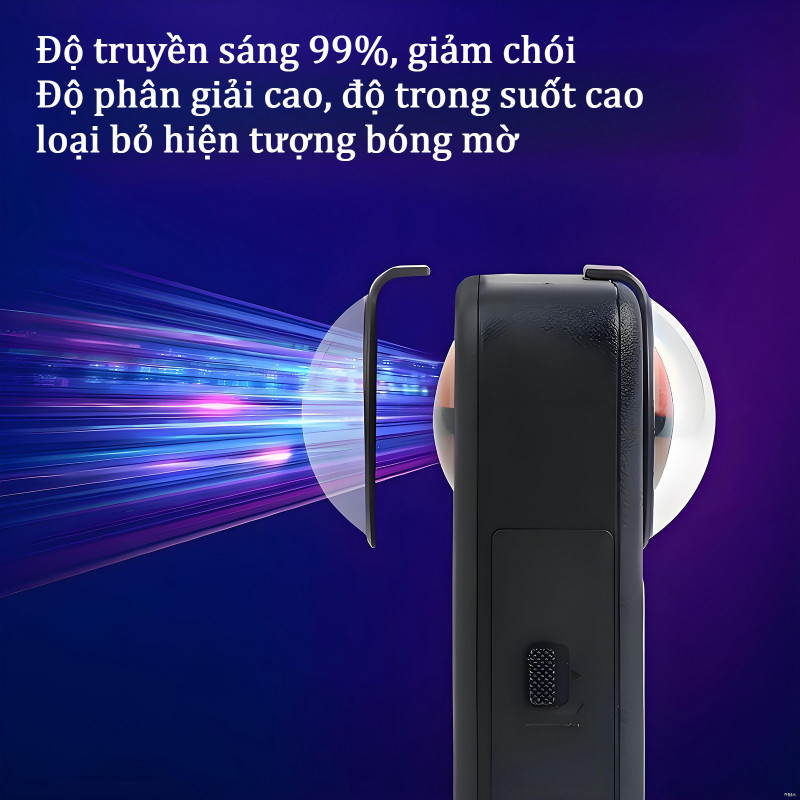 Ống Kính Bảo Vệ Cho DJI Osmo 360, Chống Va đập, Chống Trầy Xước, HD PC Nắp Ống Kính Máy Ảnh