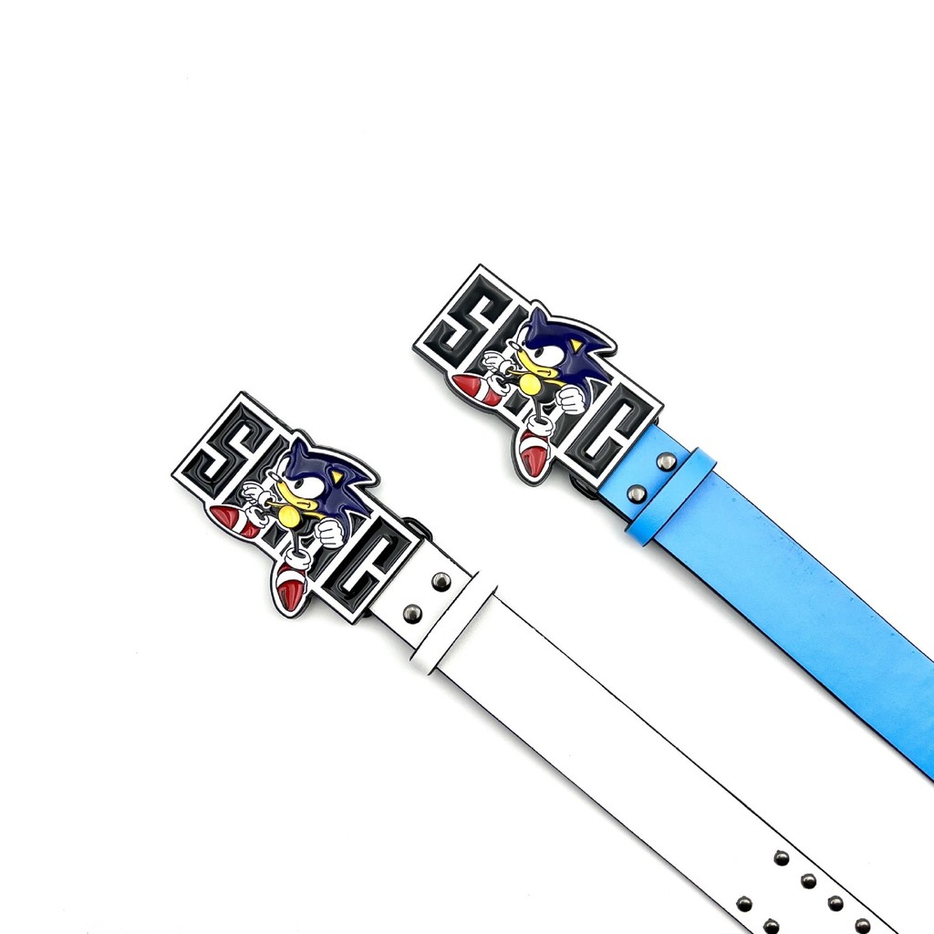 Sonic Boy Y2K - Thắt lưng màu sắc thời trang, phù hợp trend Y2K