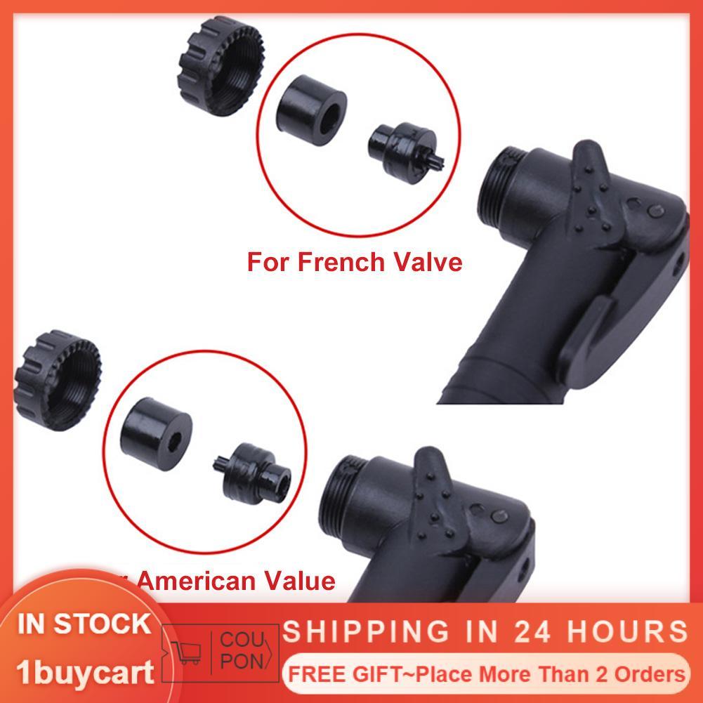 1buycart1 Máy Bơm Mini Di Động Tầng 120 PSI Cao Cấp Đi Xe Đạp Tay Bóng Bơm Hơi Lốp Xe Núi