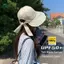 Mũ bóng chày Springevenstar dành cho bé gái với vành lớn và nơ, dễ gấp gọn, phù hợp đi biển mùa hè