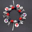 Vòng tay đàn hồi MLB Philadelphia và New York Yankees, đính cườm unisex