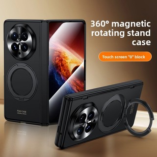 Vỏ Điện Thoại Từ Tính Có Giá Đỡ Xoay Được Cho Honor Magic V6 V5 Bản Lề Bảo Vệ Với Mặt Trước Kính Cường Lực Phim