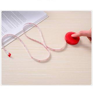 Thước dây 150cm có thể thu vào, cm/inch, mini