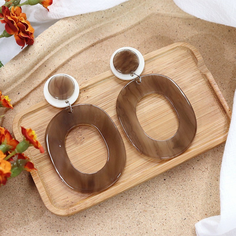 Bông tai thiết kế retro handmade, phong cách dân tộc cá nhân từ Hàn Quốc