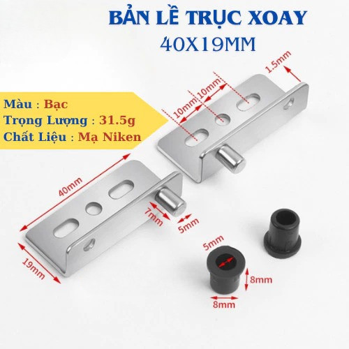 Bản Lề Trục Xoay, Bản lề tủ ghỗ, Tủ bếp, Tủ quần áo | BigBuy360 - bigbuy360.vn