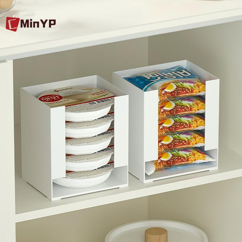 CMinYP Hàn Quốc Ramen Hộp Bảo Quản Nhà Bếp Mì Ăn Liền Cốc Đựng Khăn Giấy Hộp Bảo Quản Mặt nạ Đa Năng Để Bàn Tổ Chức Vinh Quang
