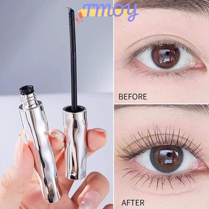 TMOY Chống Thấm Nước 3D Kéo Dài Mascara Bla Ống Thép Lông Mi Primer Lông Mi Mắt Bàn Chải Dài Lụa Mascara Mỹ Phẩm Quà Tặng TMOY