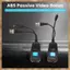 Balun Video thụ động HD-CVI / TVI / AHD có đầu nối nguồn và Bộ phát dữ liệu RJ45 CAT5 1 cặp